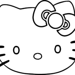 Hello Kitty’s face