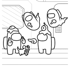 The crew members suspect each other