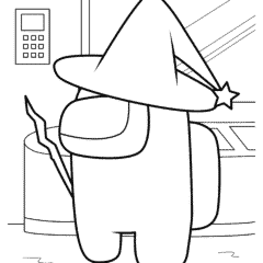 Wizard from Among Us