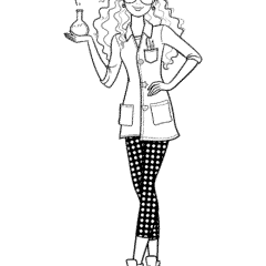 Barbie is a scientist chemist