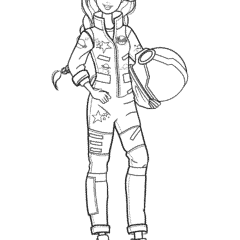 Barbie the astronaut