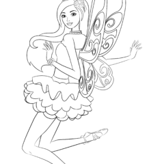Barbie with wings