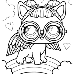 Coloring for girls – LOL Dolls