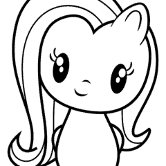 Cute pony Fluttershy