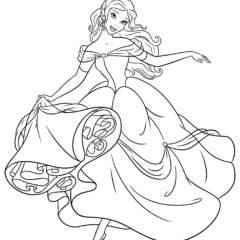 Elegant Dance of Princess Belle