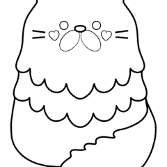Fluffy cat