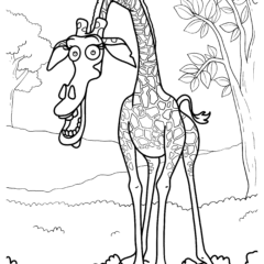 Giraffe Melman from Madagascar