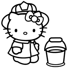 Hello Kitty and the Bucket