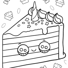 Kawaii Unicorn Cake