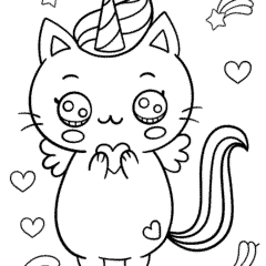 Kawaii Unicorn Cat