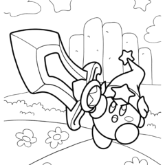 Kirby with Ultra Sword