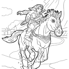 Link Rides Horse Epona