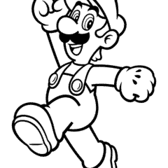 Luigi in the jump