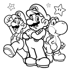 Luigi, Mario and Yoshi