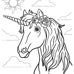 Magical Unicorn Head