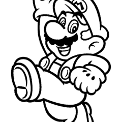 Mario in a jump