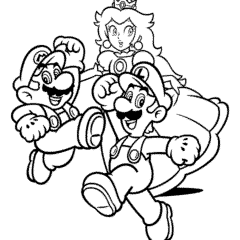 Mario, Luigi and Princess Peach