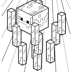 Minecraft Blaze Simple Character