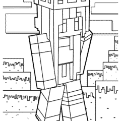 Minecraft character girl – Alice