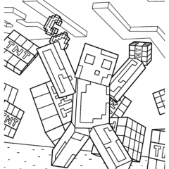 Minecraft Creeper with TNT
