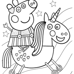 Peppa Pig and the Unicorn