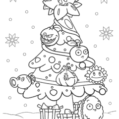 Plants on the tree