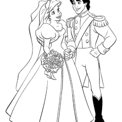 Princess Ariel and Prince Eric
