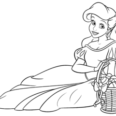 Princess Ariel and the Easter Basket