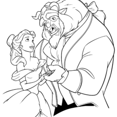 Princess Belle and the Beast Prince