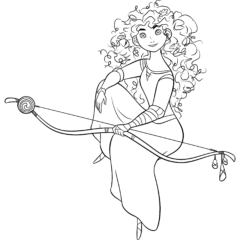 Princess Merida and her bow