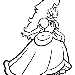 Princess Peach is running