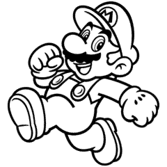 Running Mario