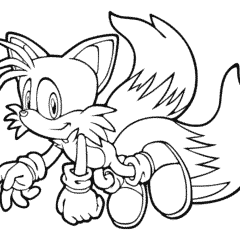 Sonic the Hedgehog is ready to attack