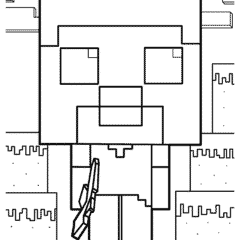 Steve Funko Pop in Minecraft