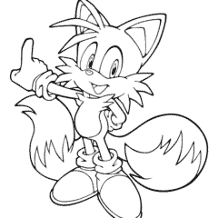 Tails is a humble, good-natured fox.