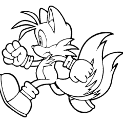 Tails Prower is running