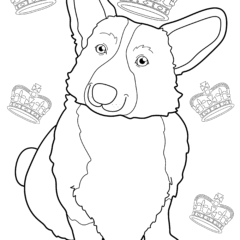 The Queen’s Cute Corgi