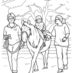 Therapeutic horse riding