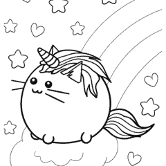 Unicorn in Zentangle Style