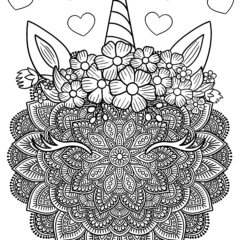 Unicorn Mandala