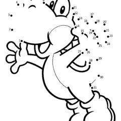 Yoshi by dots